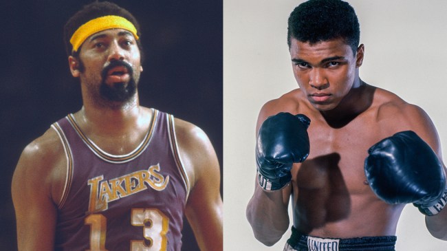 Wilt Chamberlain and Muhammad Ali