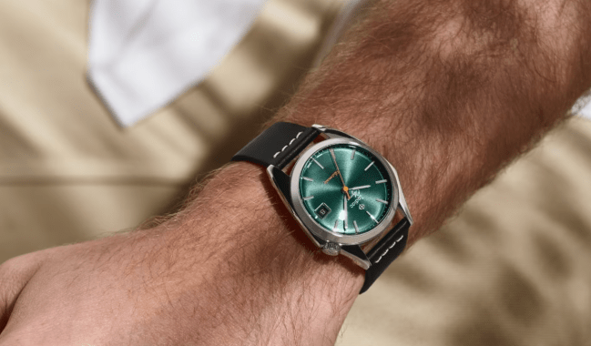 Zodiac Dress Olympos Automatic Leather Watch