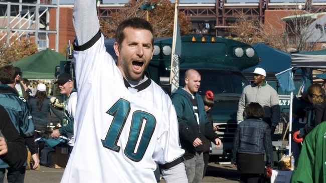 bradley cooper silver linings playbook eagles game