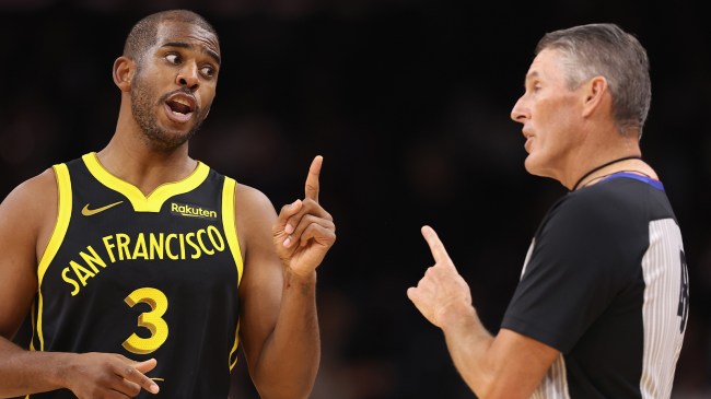 Chris Paul and Scott Foster