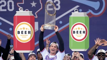 Rangers SS Corey Seager Uses Brilliant Callback To Troll Astros After Sweet One-Hand Beer Catch