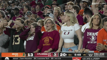 FSU Girl Goes Viral During FSU-UM Game