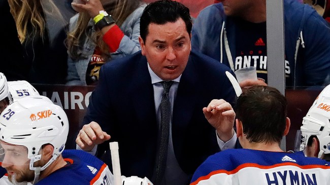 Edmonton Oilers head coach Jay Woodcroft
