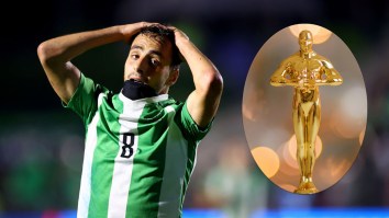 College Soccer Player Deserves Academy Award For Hysterical Delayed Flop During Chippy Kerfuffle