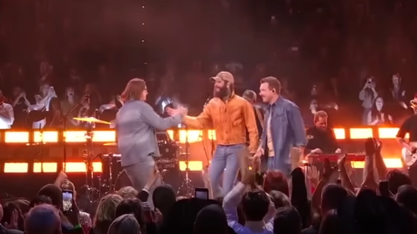 Post Malone, Morgan Wallen, and Hardy performance