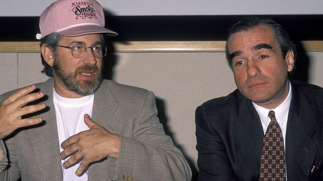 steven spielberg and martin scorsese in 1990