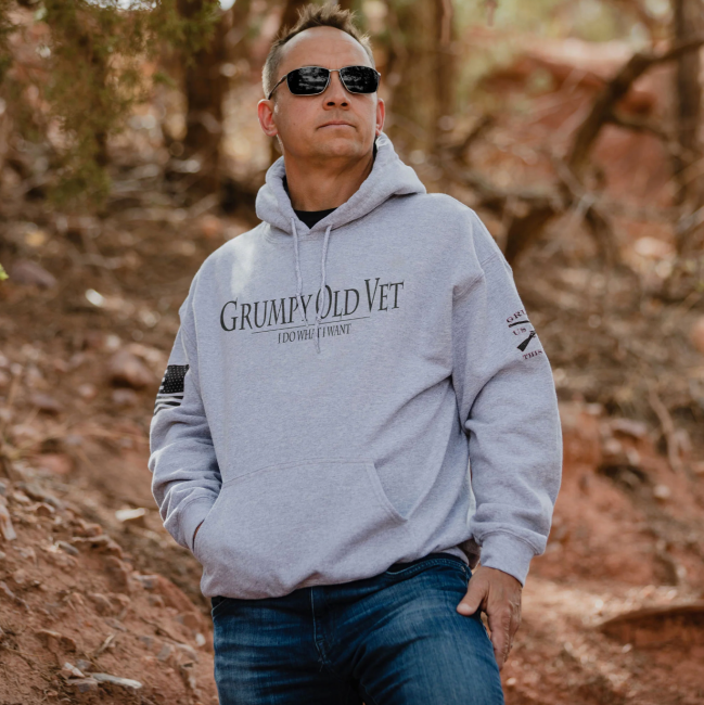 Grunt Style Grumpy Old Vet Hoodie