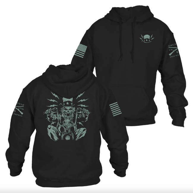 Grunt Style Uncle Sam Freedom Rider Hoodie