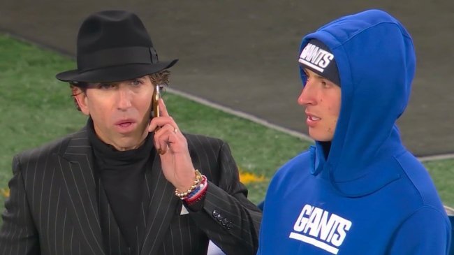 Tommy DeVito and his agent Sean Stellato