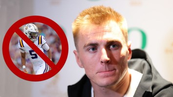 Bo Nix Takes Vicious Shot At LSU’s Academic Standards While Standing In Extremely Ironic Location