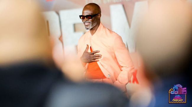 djimon hounsou at the premiere of rebel moon