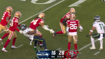 DK Metcalf Loses His Mind, Suplexes 49ers’ Fred Warner, And Starts Brawl
