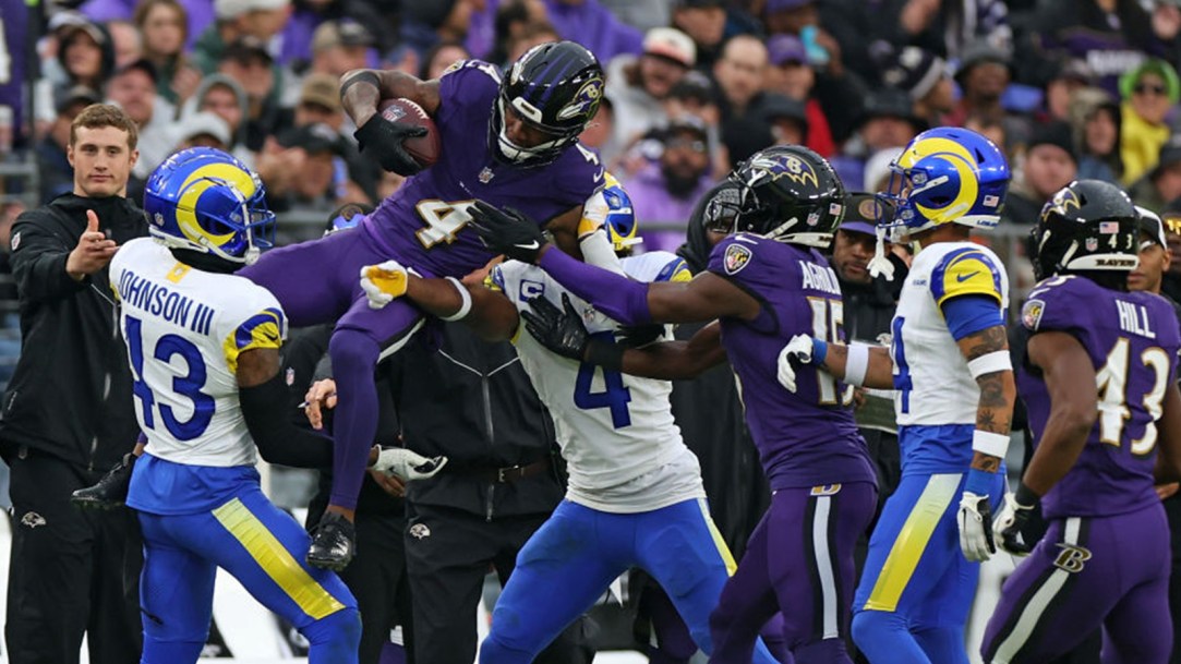 John Harbaugh Rams Zay Flowers