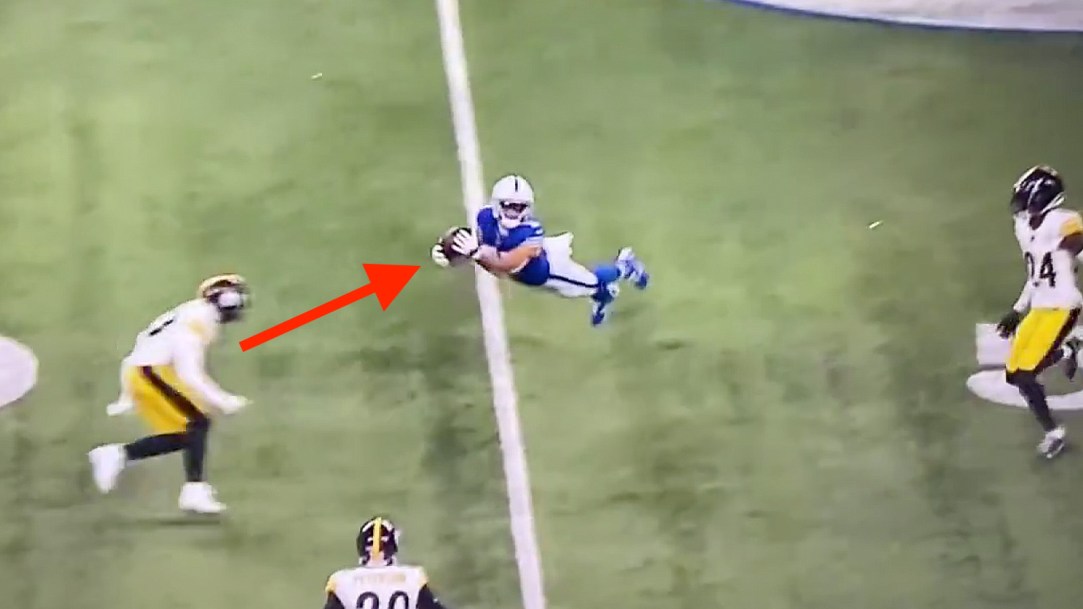 Michael Pittman Kazee Steelers Colts Hit