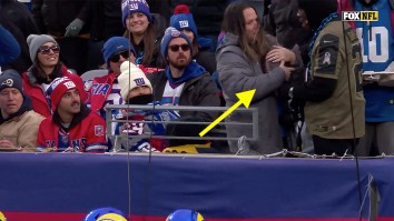 Rams RB Kyren Williams’ Mom Rips Football From Giants Fan During Heated Post-TD Exchange