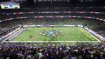 Emotional Scene Unfolds As Mascots Share Final Moment Together, Credits Roll On Pac-12 Football