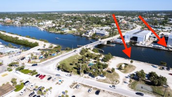 Florida Bartender Saves The Day After An SUV Drove Into A Canal Next To His Bar (Video)