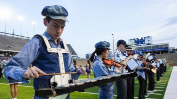 Notoriously Weird Marching Band Pleads Pac-12 For Invite While Wearing Hawaiian Shirts In Chilly Temps