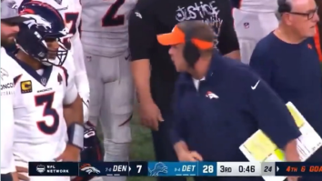 Heated Sean Payton Yells At Russell Wilson On The Sidelines, Gets Feisty With Reporters When Asked About It
