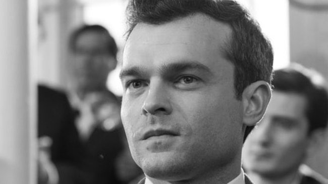 Alden Ehrenreich as a Senate aide to Lewis Strauss