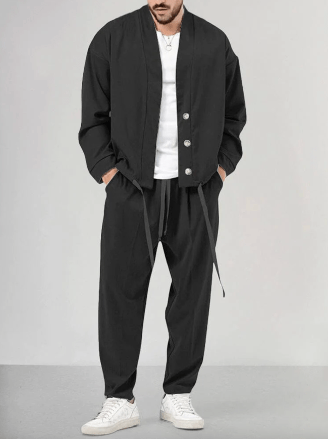 Casual 2-Piece Jacket Sets; shop athleisure at Coofandy