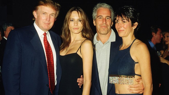 Donald Trump Melania Jeffrey Epstein Ghislaine Maxwell together at Mar-a-Lago