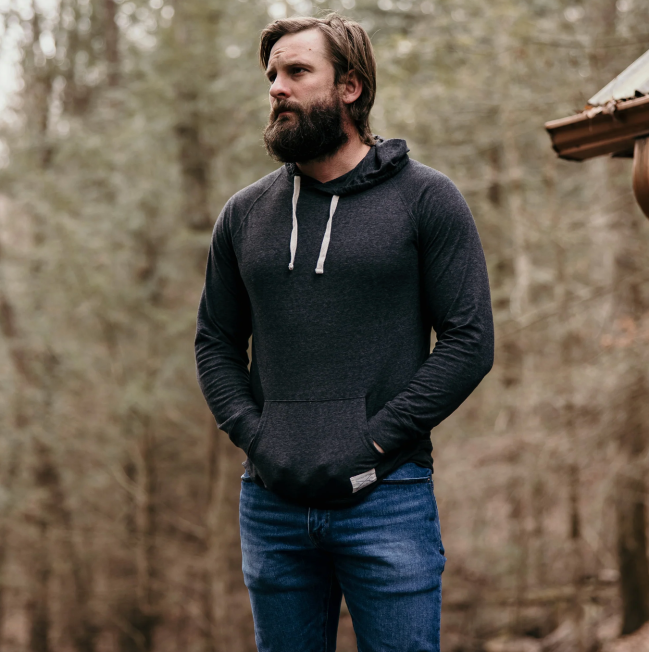 Hangover Hoodie in Heather Black