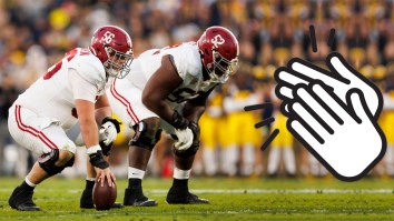 Nick Saban Blames Center’s Rose Bowl Snap Failures On Noises That Sound Like Clapping