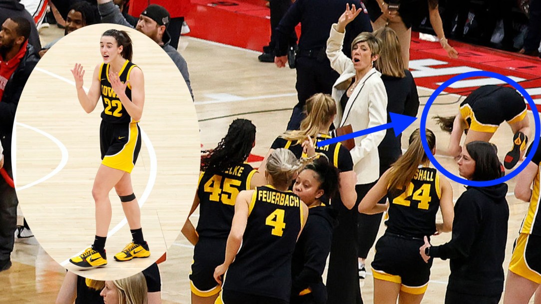 Caitlin Clark Fan Ohio State Collision