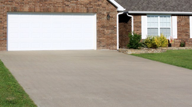 concrete driveway