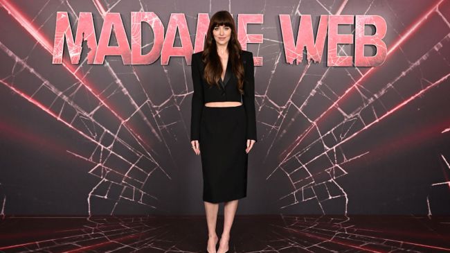 dakota johnson at the madame web premiere