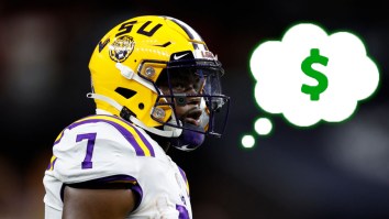Video Of Kayshon Boutte’s Meltdown Against FSU Is Even Crazier In Context Of Sports Betting Arrest