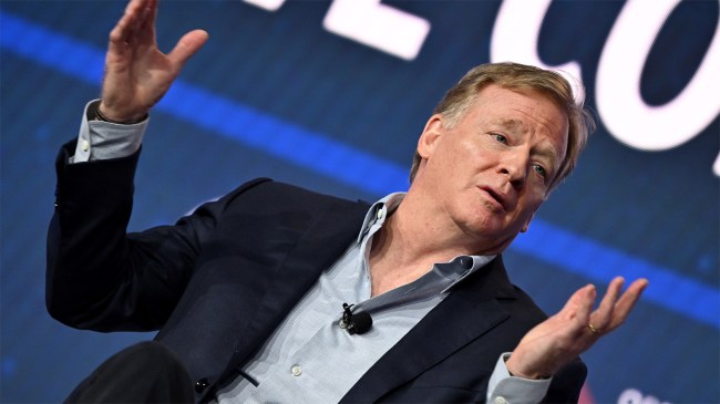 roger goodell on stage