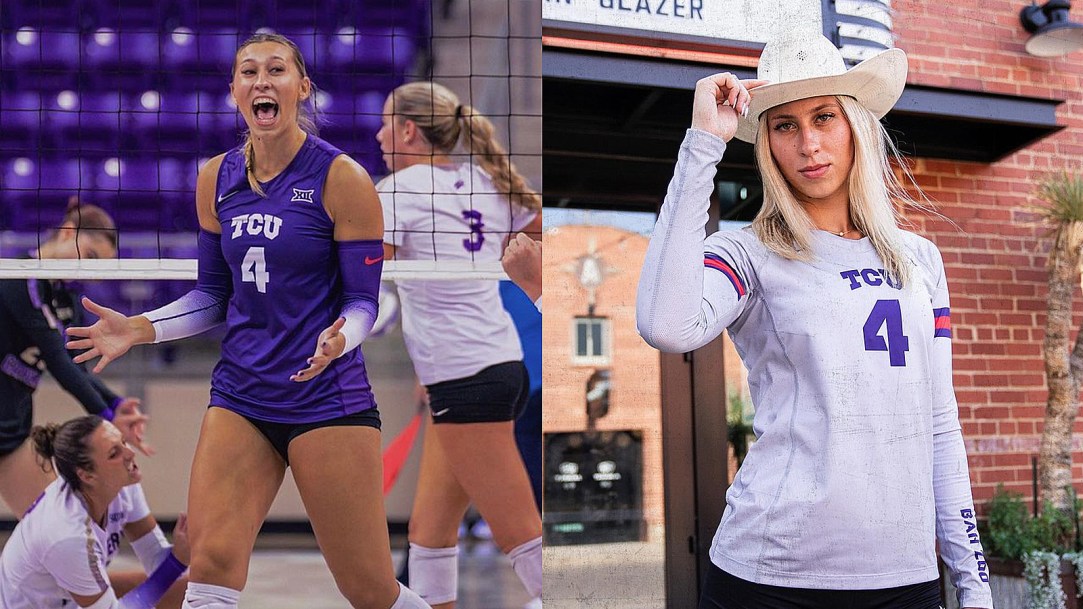 Sarah Sylvester TCU Volleyball Basketball