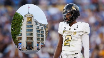 Shedeur Sanders Skips Team Meeting To Rock $2K Jacket In Paris For Louis Vuitton Fashion Show