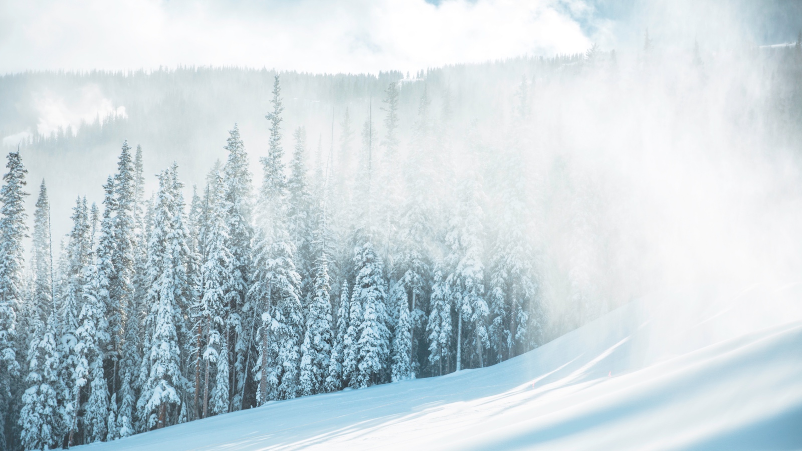 snow tornado in Breckenridge Colorado