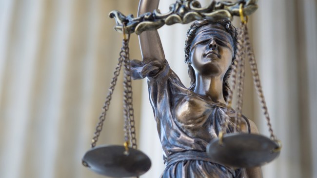 statue of justice Themis or Justitia