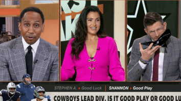 ESPN’s Dan Orlovsky Sniffs Molly Qerim’s Shoe In Awkward Live TV Moment