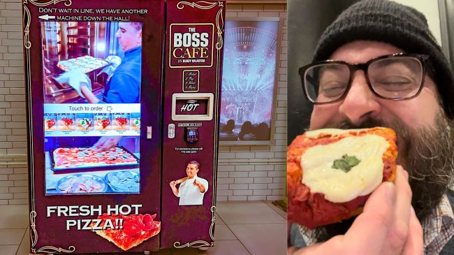 Vending machine pizza in Las Vegas