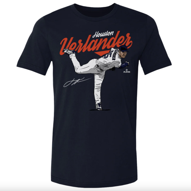 500 Level Justin Verlander Score T-Shirt