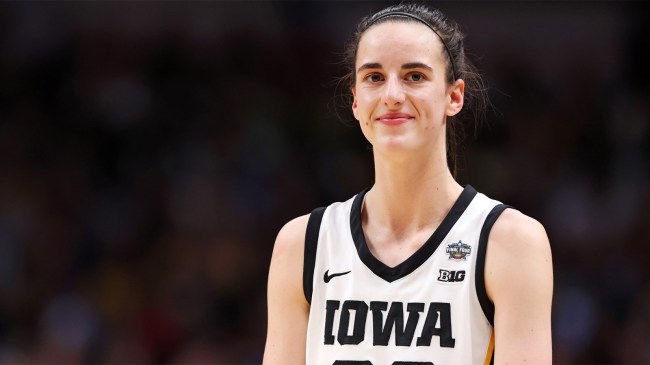 Caitlin Clark 22 of the Iowa Hawkeyes