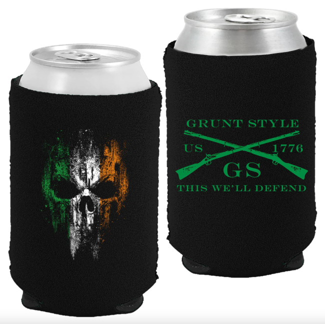 Irish Reaper Beer Sock Insulator for St. Patrick's Day