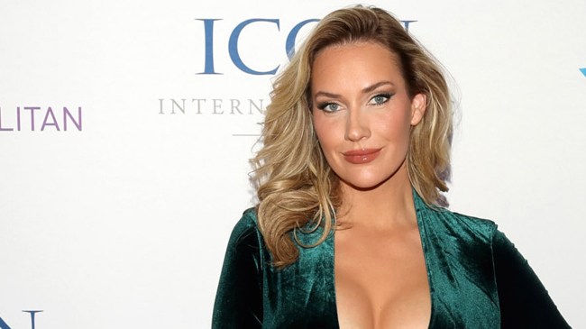 Paige Spiranac red carpet las vegas
