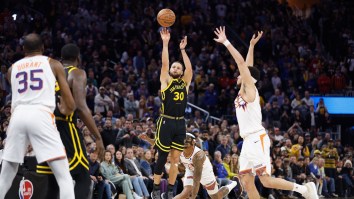 Steph Curry Makes Insane Buzzer Beater To Lift Warriors Over Suns