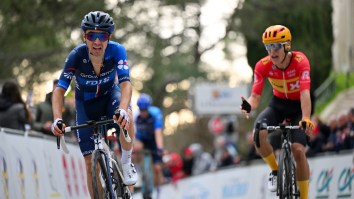 Pro Cyclist Loses Race After Mistaking Location Of Finish Line And Stopping Pedaling