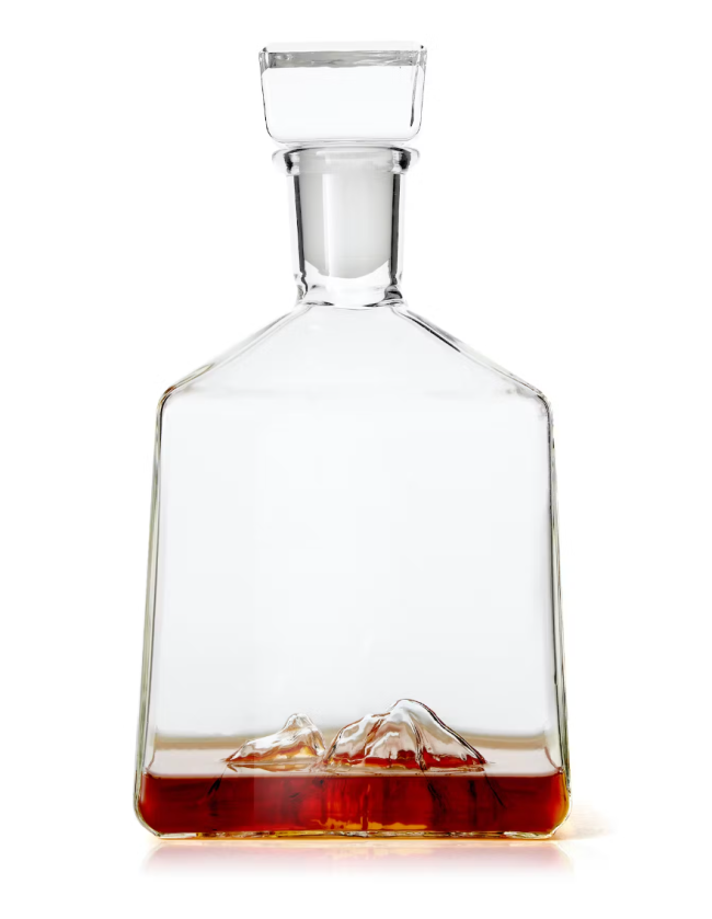 Whiskey Peaks Denali Decanter during Huckberry Winter Sale