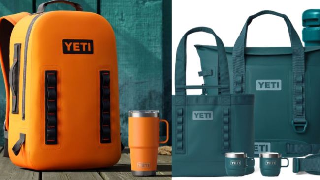 Shop YETI agave and king crab orange flavors