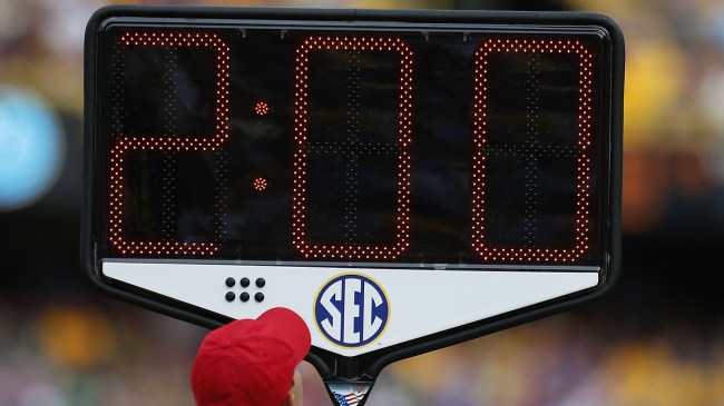 college football clock