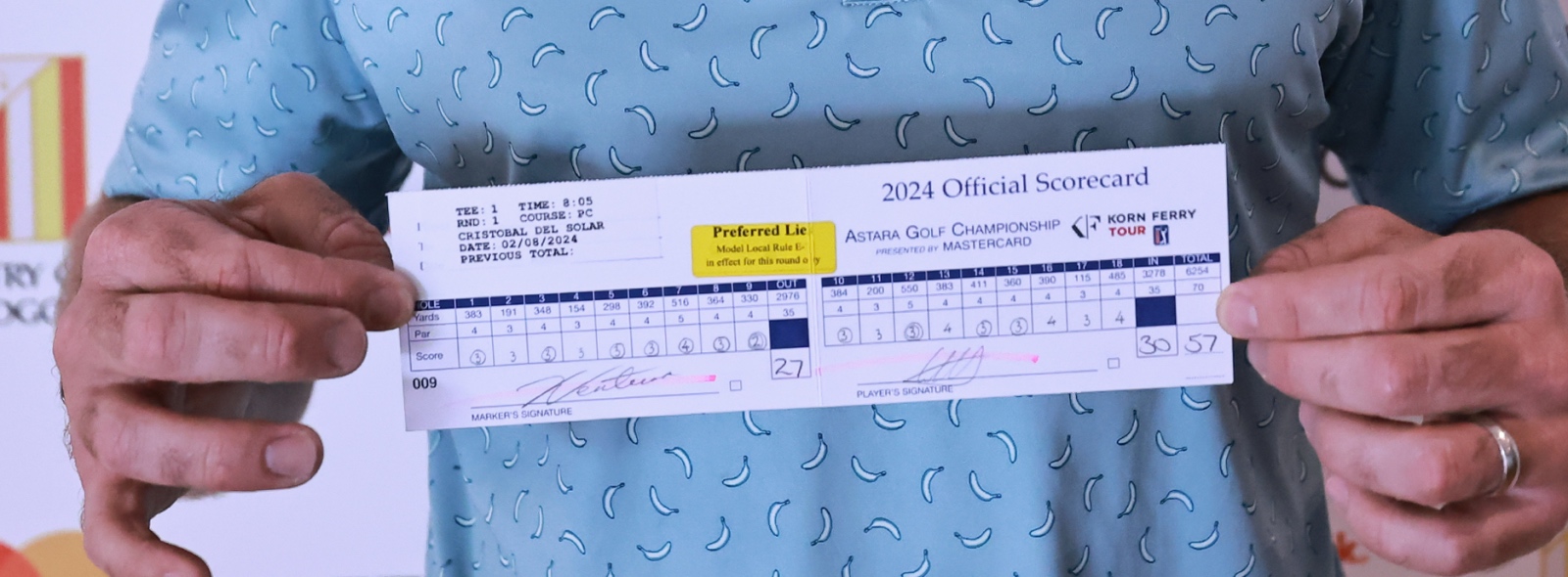 Cristobal Del Solar 57 scorecard Korn Ferry Tour