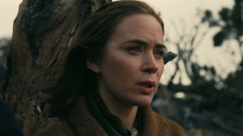 Emily Blunt Was Picking Up Poop During One Of The Crowing Moments Of Her Career